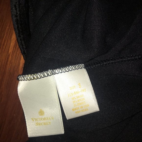 Victoria Secret Black Bodysuit Ultra Soft size small - Picture 7 of 7